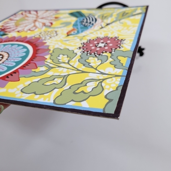 Floral Garden with Bird Paint by Number Painting Finished 11 by 11‎ Botanical - Picture 7 of 16